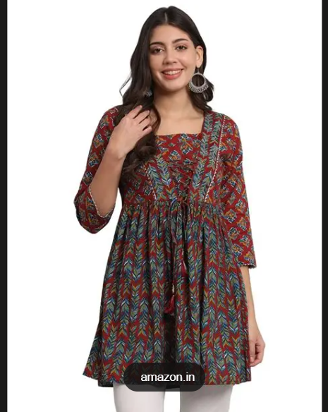 Women's Cotton Printed Kurti