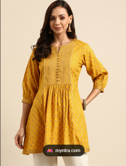 Women's Cotton Printed Kurti