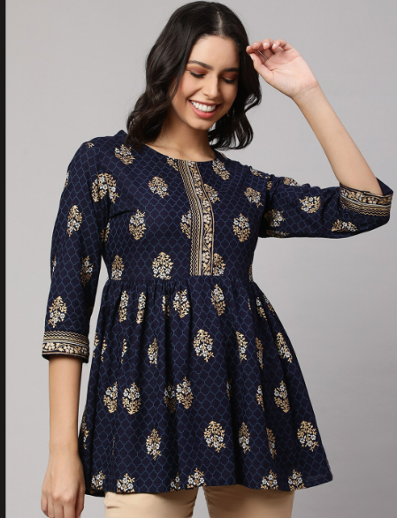Women's Cotton Printed Kurti